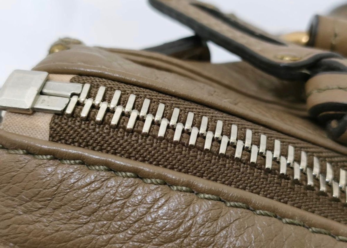 Chloé Taupe Paddington Satchel — detail photograph 5