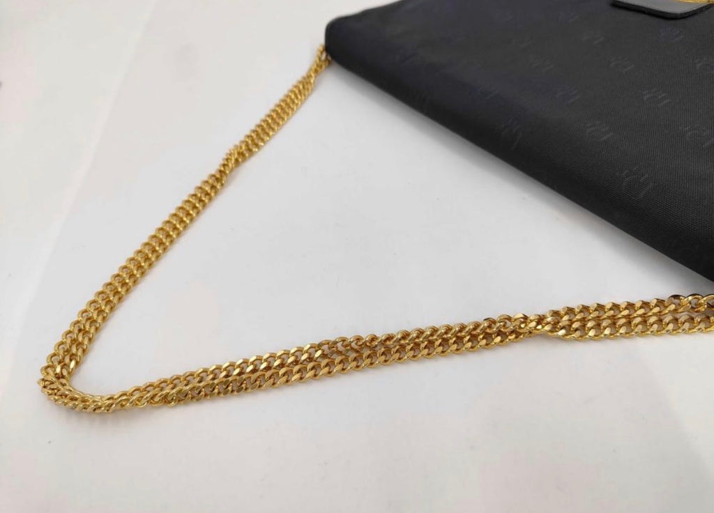 Christian Dior Vintage Monogram Canvas Chain Trotter Bag — detail 1