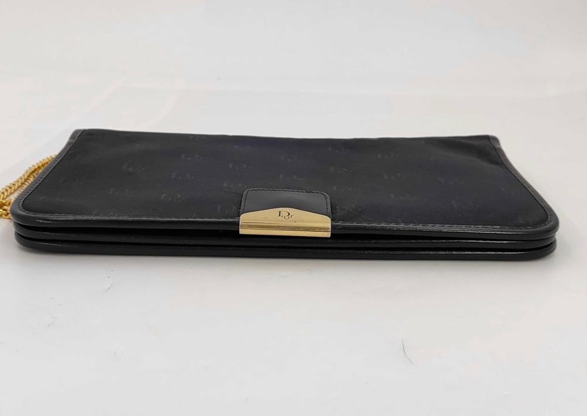 Christian Dior Vintage Monogram Canvas Chain Trotter Bag — detail 7