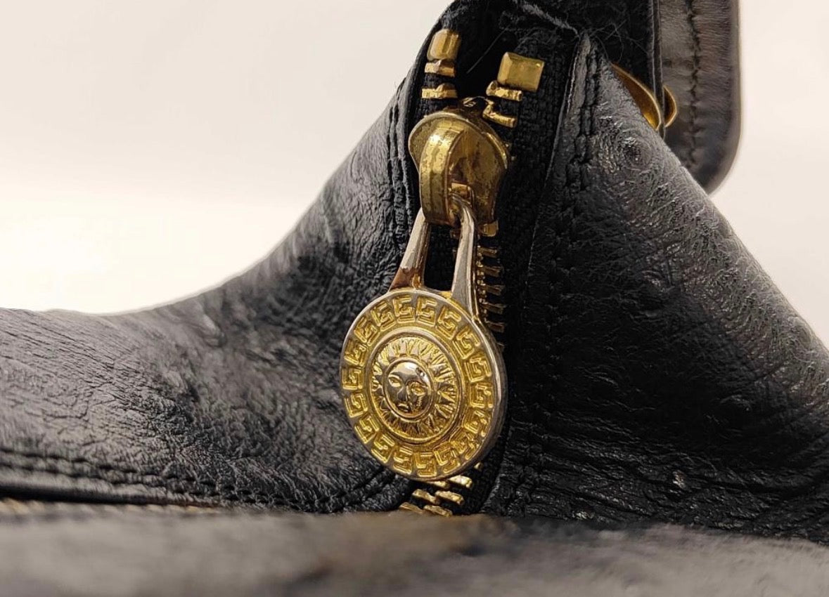 Vintage Gianni Versace Vanity Handbag — detail photograph